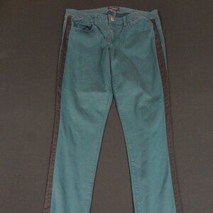 AMERICAN EAGLE OUTFITTERS WOMENS GREEN JEGGING SUPER STRETCH SIZE 14 - L401